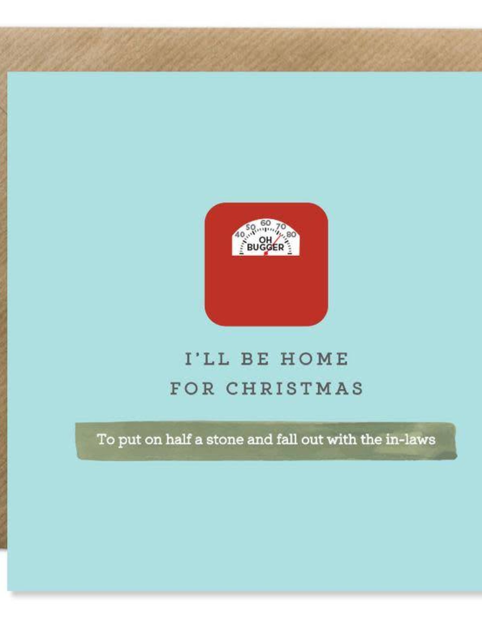 Bold Bunny Home For Christmas | Bold Bunny Card