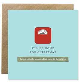 Bold Bunny Home For Christmas | Bold Bunny Card