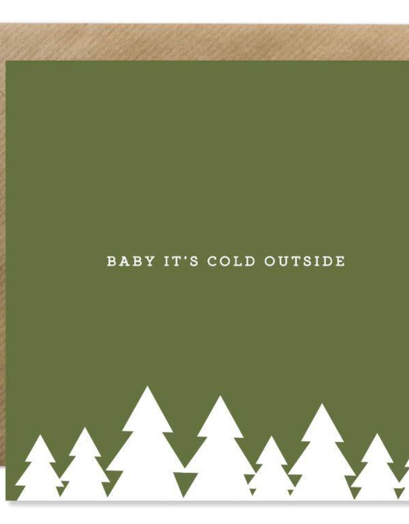 Bold Bunny Bold Bunny Card Baby It's Cold Outside