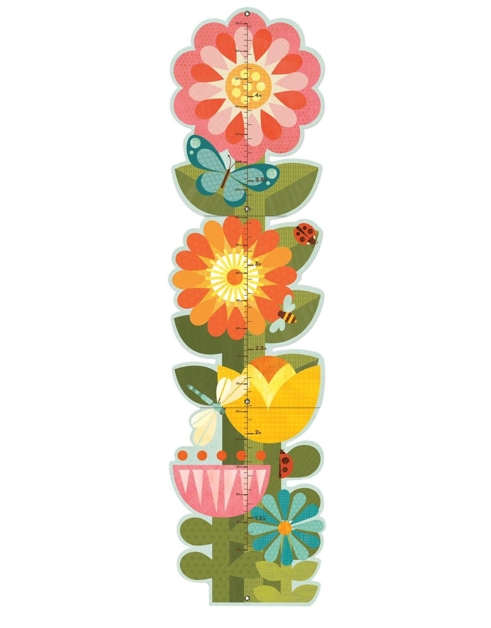 Petit Collage PTC101 GC-Garden Flowers Growth Chart