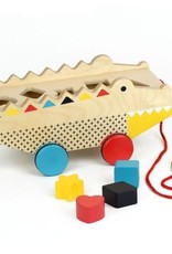 Petit Collage Alligator Wood Shape Sorter