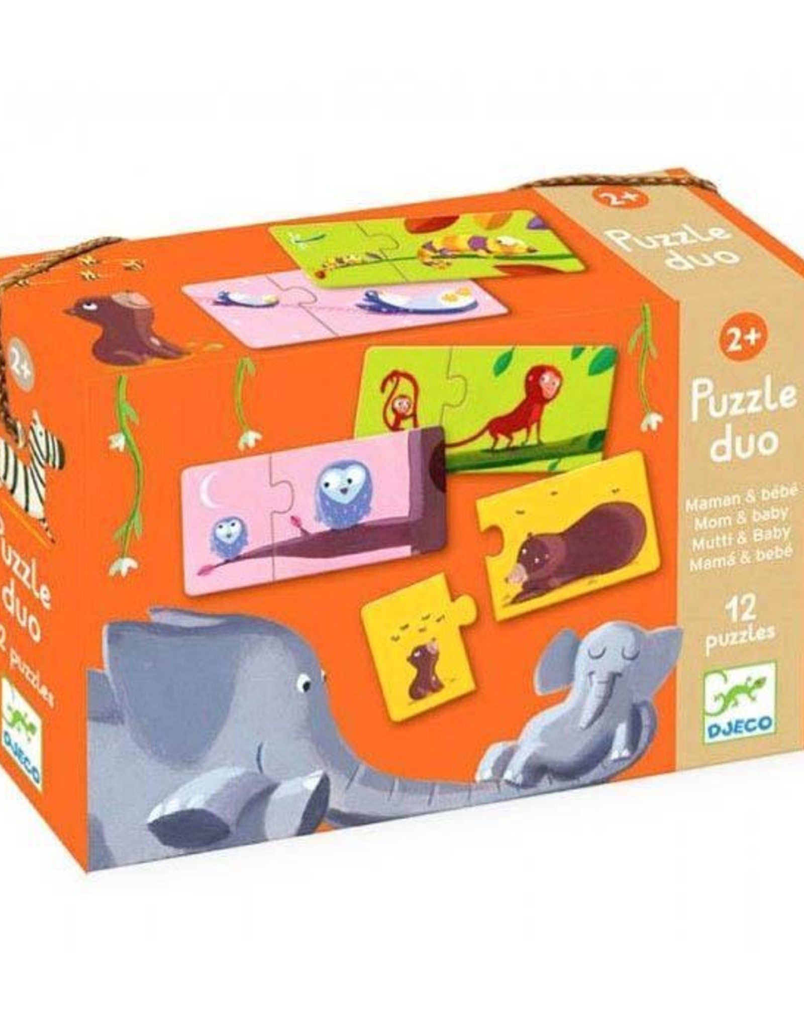 Djeco Puzzle Duo - Mom and Baby