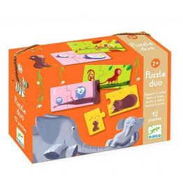 Djeco Puzzle Duo - Mom and Baby