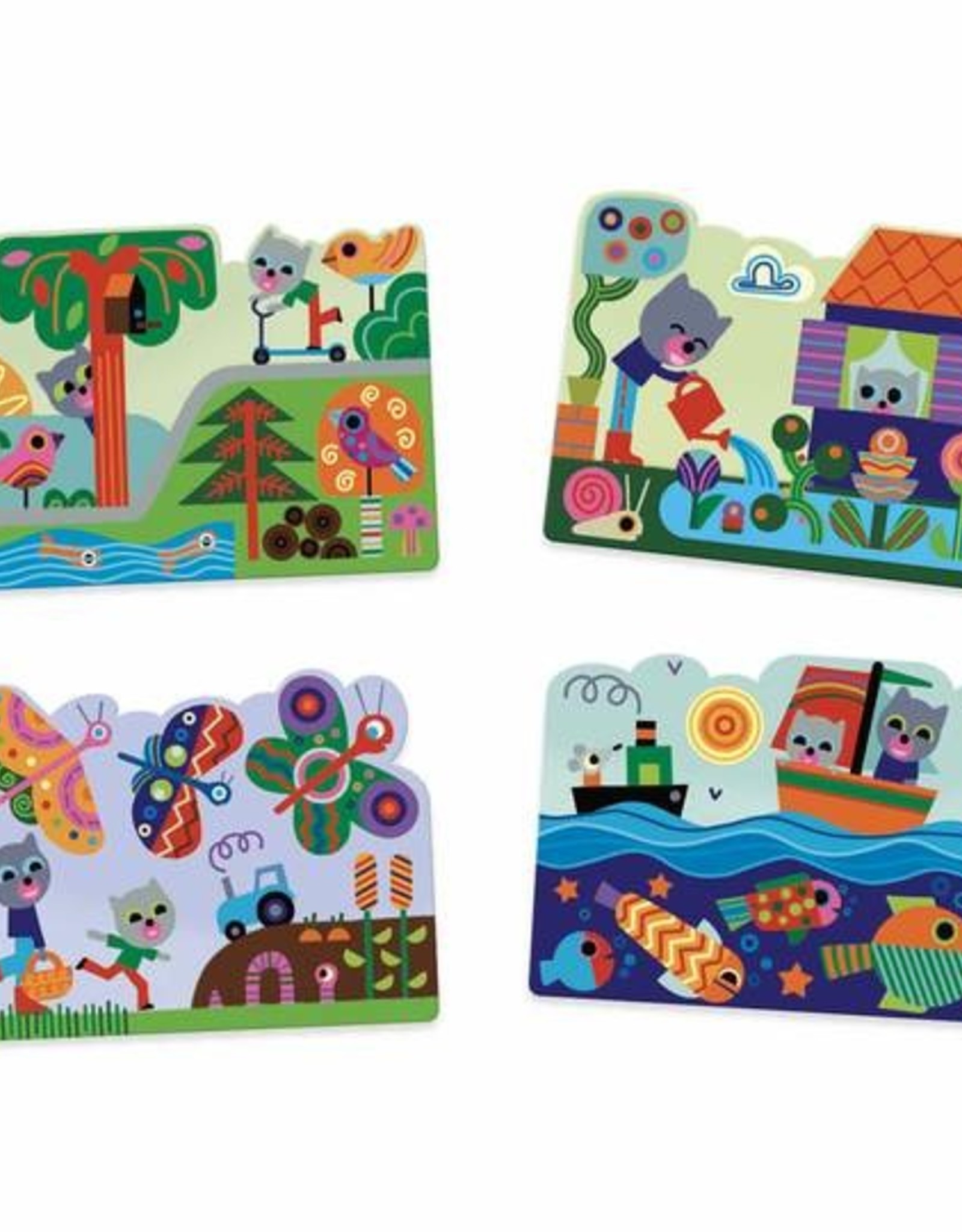 Djeco Magic colouring - Hidden in the garden