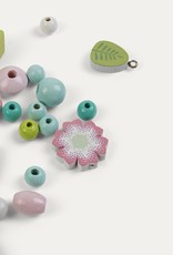 Djeco Wooden Beads - Flowers and Foliage