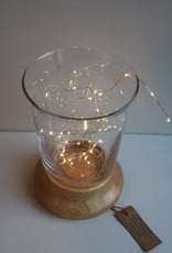 Coppiceworks Hurricane Lamps with led lights