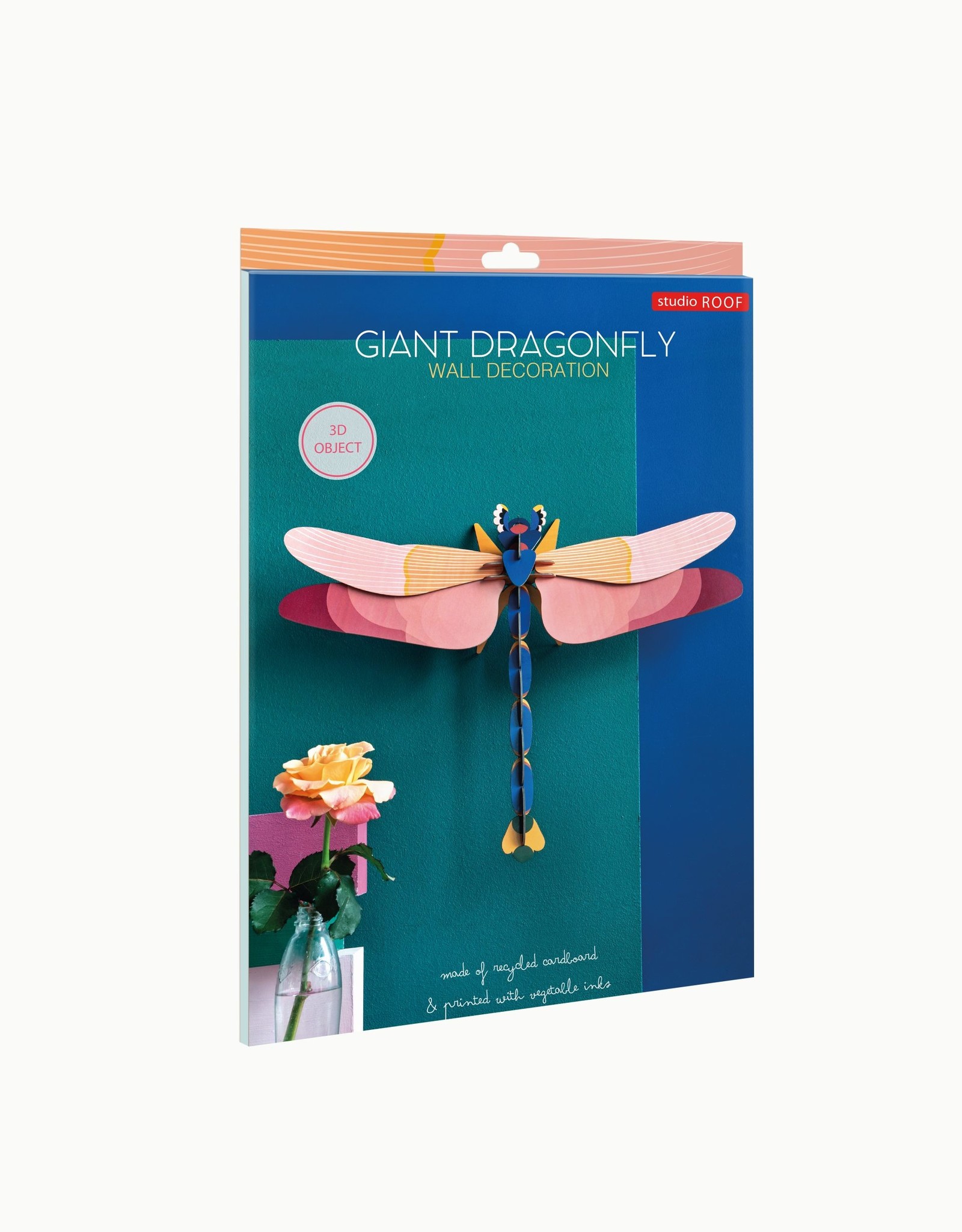 Studioroof Wall Decor Giant Pink Dragonfly