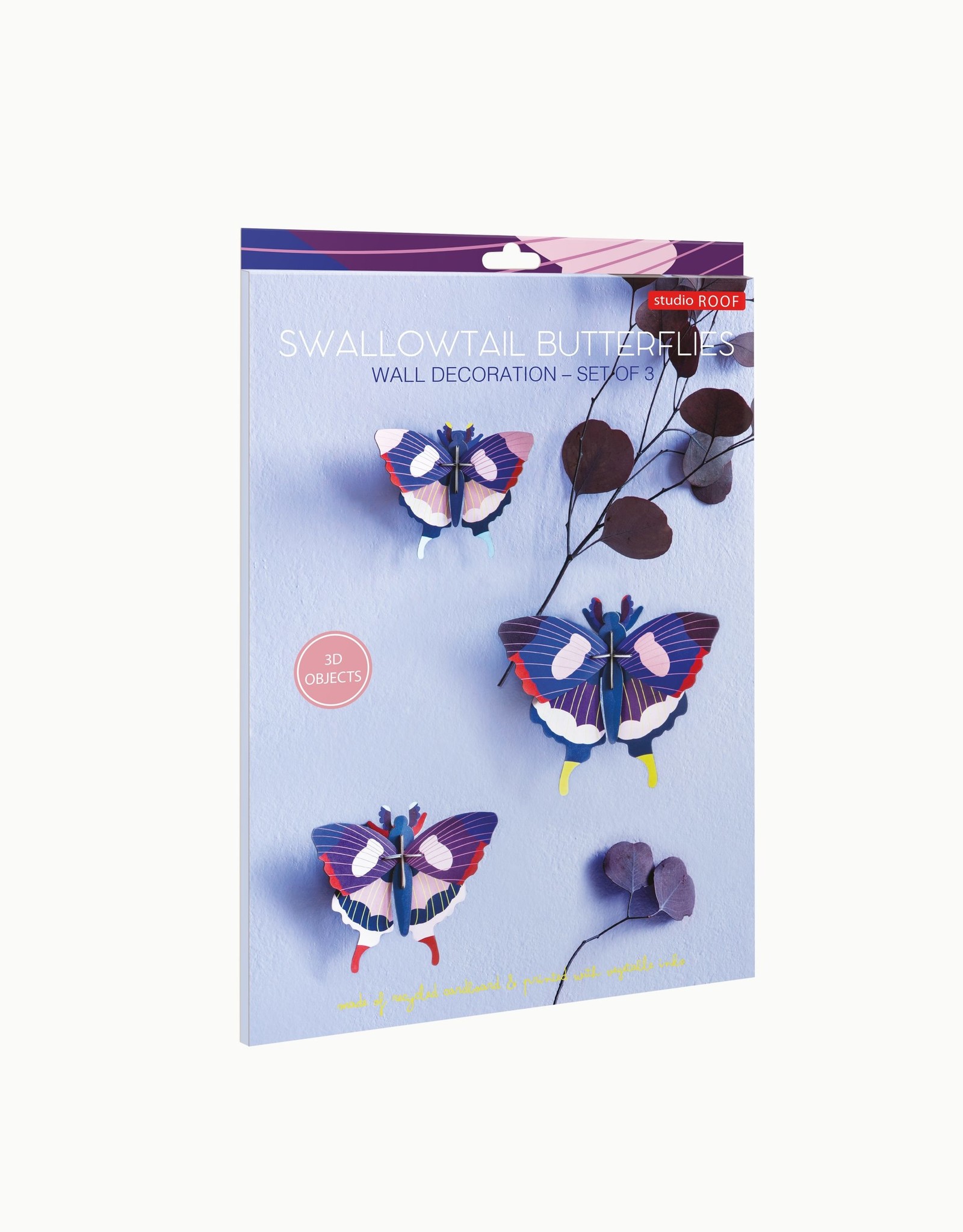 Studioroof Set of 3 - Swallowtail butterflies