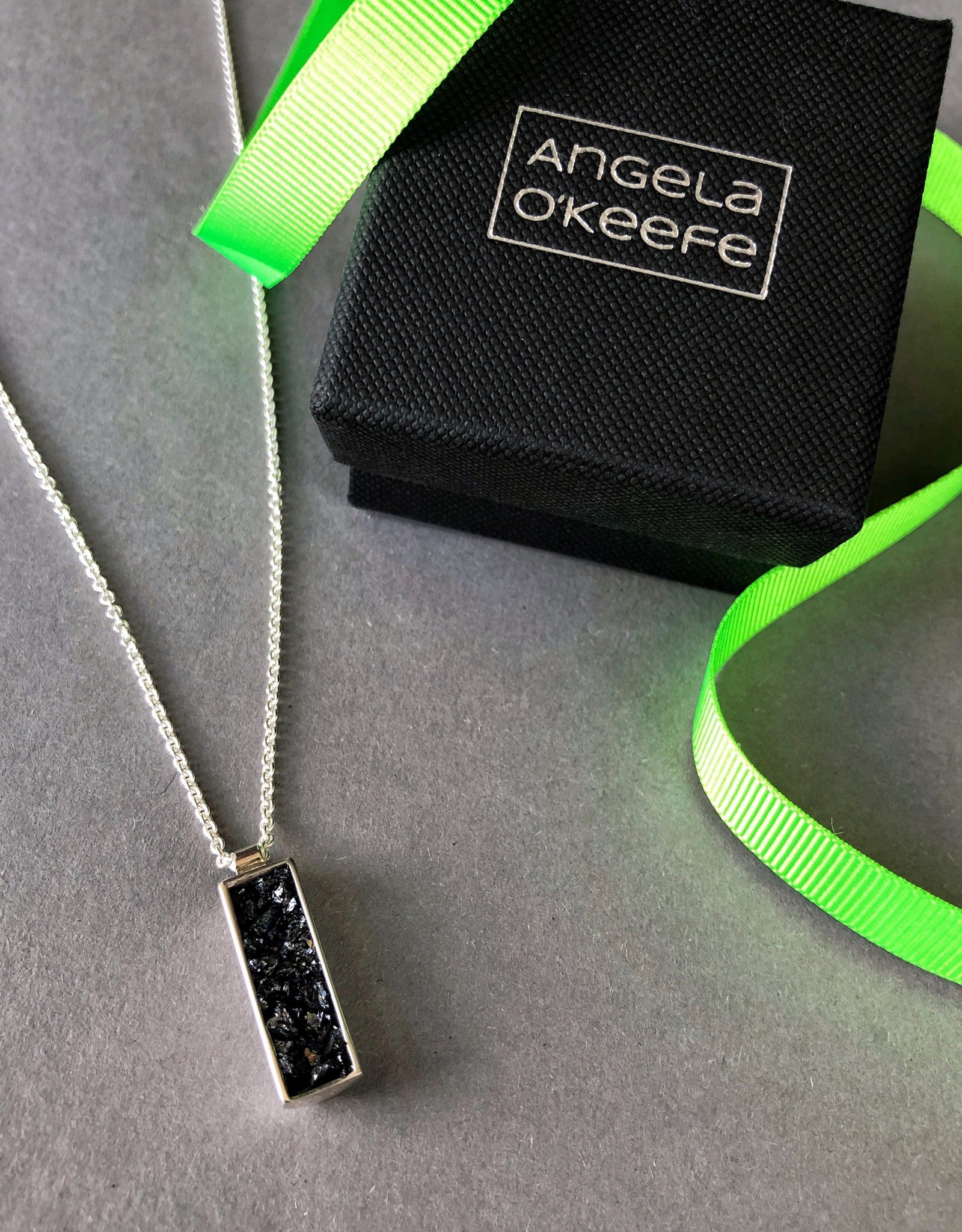 Angela O'Keefe AOK 3 Rectangle pendant