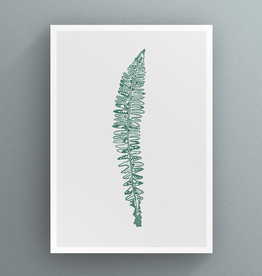 Petal to Petal Atlantic Hybrid Shield-Fern - Greeting Card