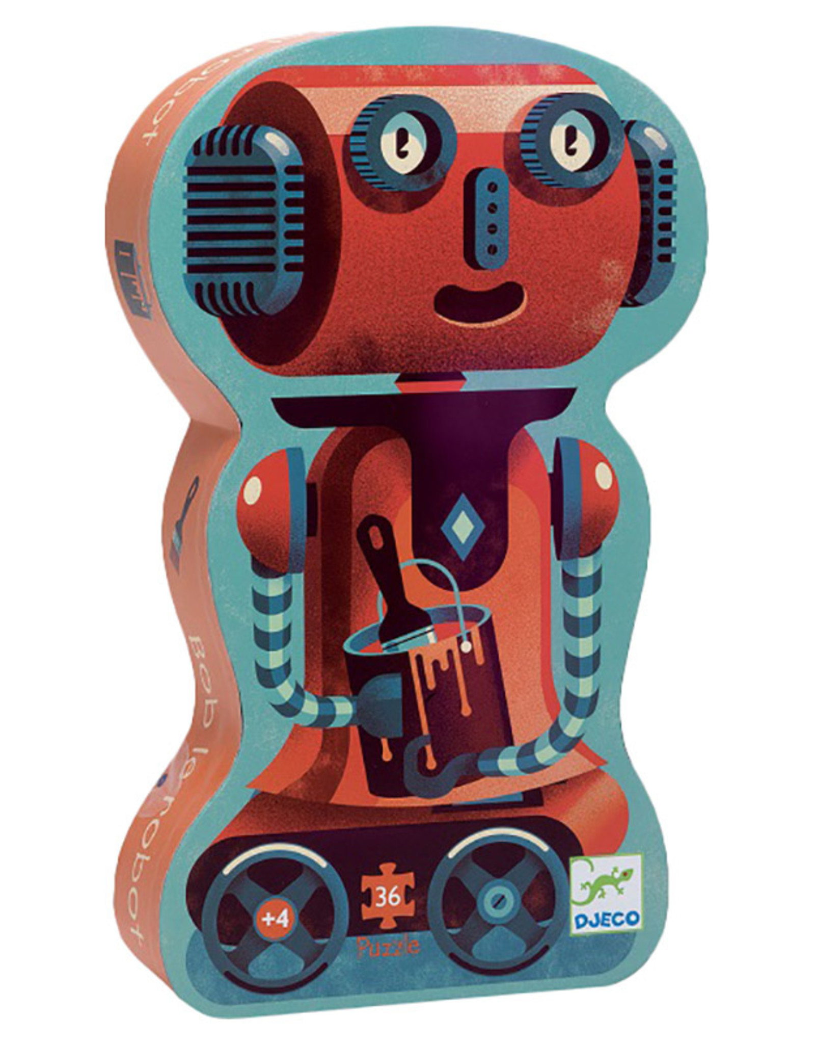 Djeco Silhouette Puzzle - Bob the Robot