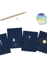 Djeco Scratch Boards - Cosmic Mission