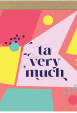 Bold Bunny Ta very much 'GEOMETRICA' | Bold Bunny Card