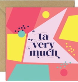Bold Bunny Ta very much 'GEOMETRICA' | Bold Bunny Card