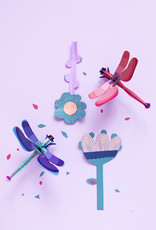 Studioroof Ruby Dragonfly - Wall Art