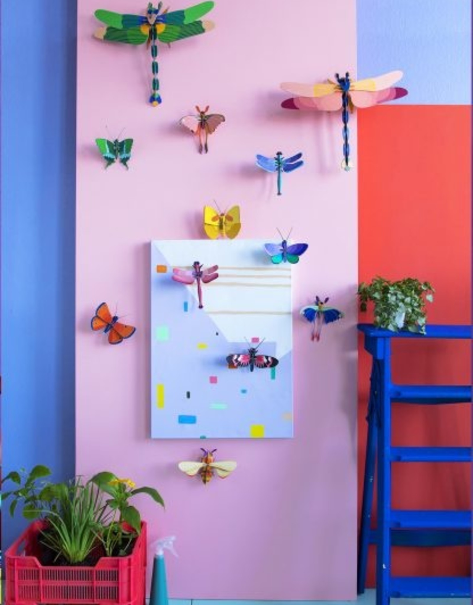 Studioroof Ruby Dragonfly - Wall Art