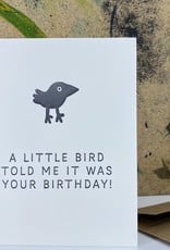 The Pear in Paper A little bird told me it was your birthday! - The Pear in Paper