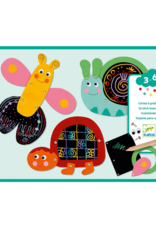 Djeco Scratch cards for little ones - scratch the funny animals