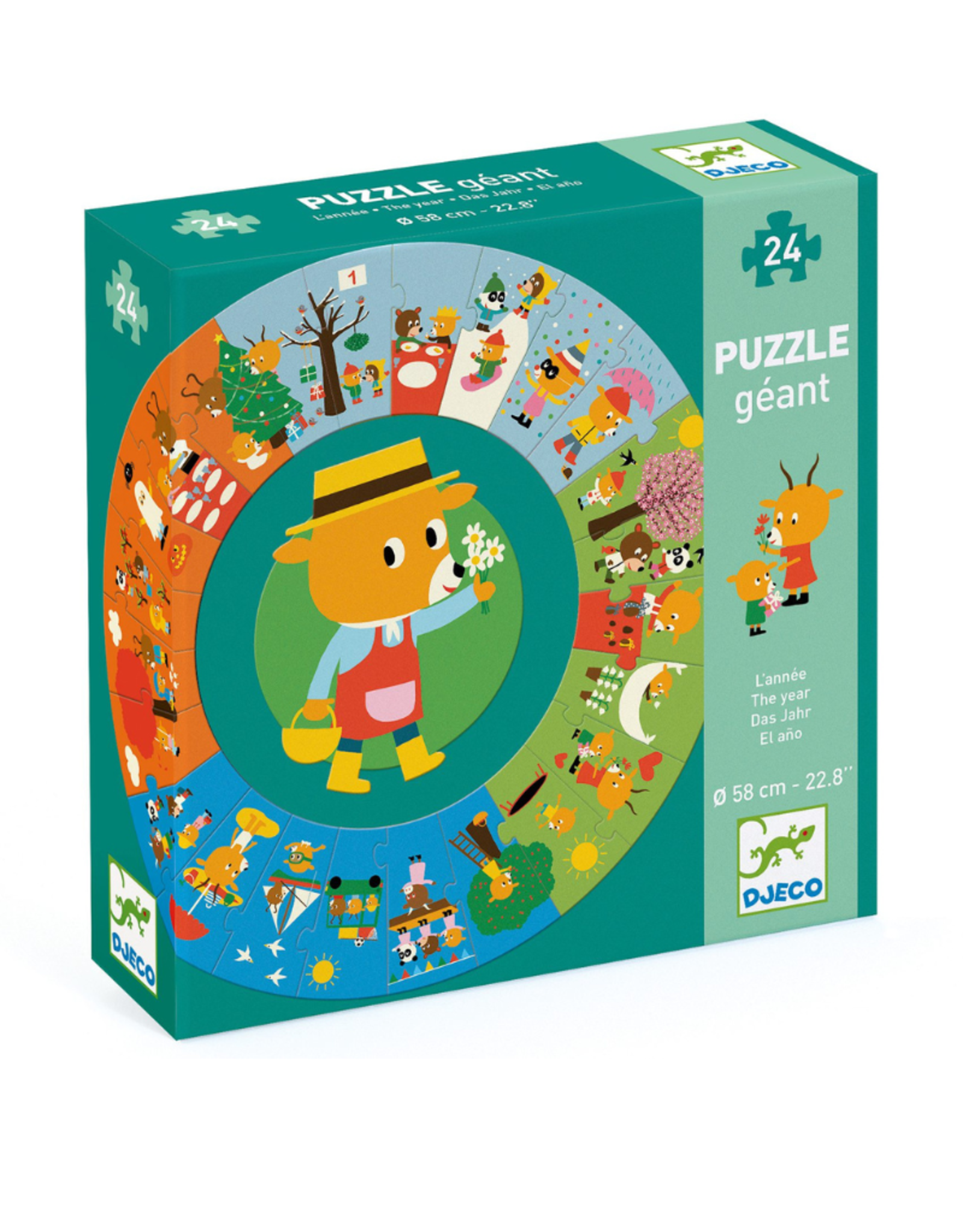 Djeco Puzzle geant (giant) - The Year