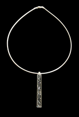 Angela O'Keefe AOK 2 Omega necklace with Urban Geode pendant (black)