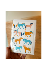 Sabina Lucas Art Circus Horses Card Sabina Lucas