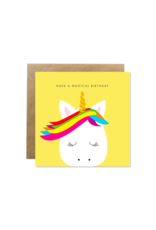 Bold Bunny card - Have a magical birthday