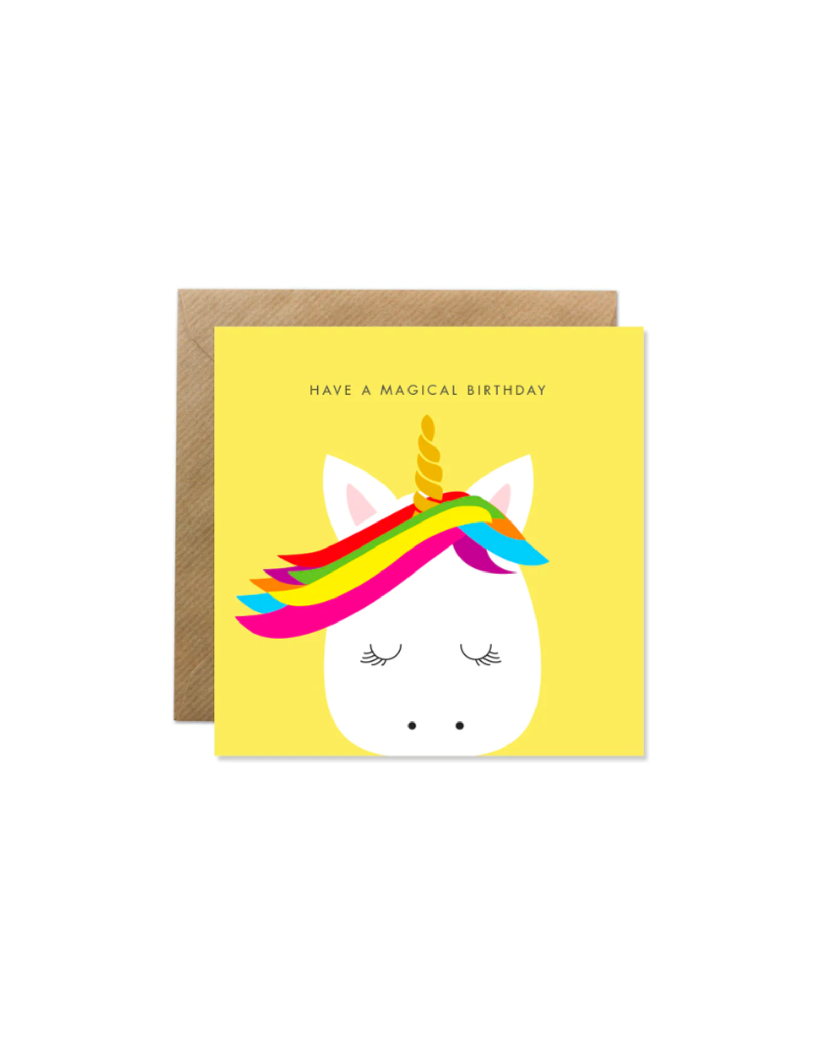 Bold Bunny card - Have a magical birthday