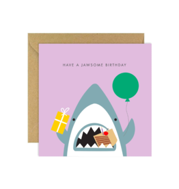 Bold Bunny card - Have a jaw-some birthday