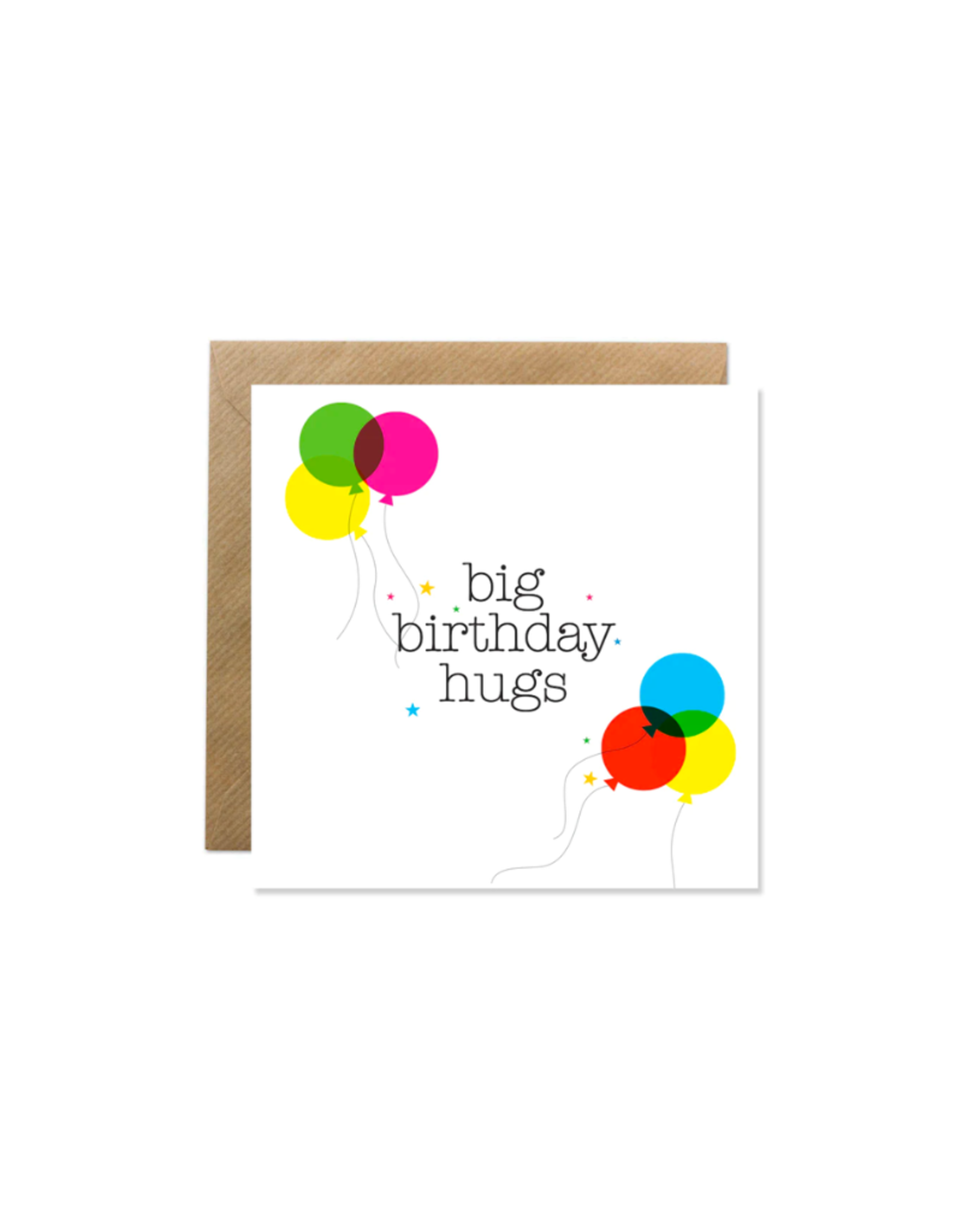 Bold Bunny card - big birthday hugs