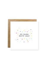 Bold Bunny Go Raibh Maith Agat Card  | Bold Bunny Card