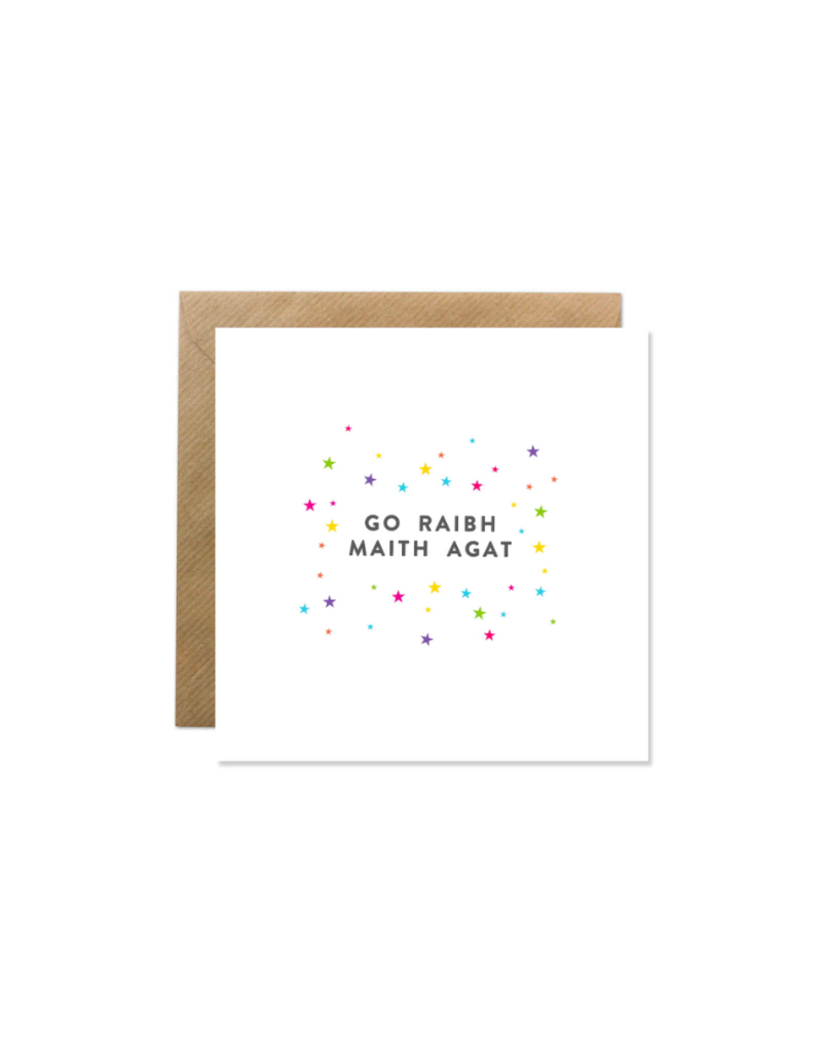 Bold Bunny Go Raibh Maith Agat Card  | Bold Bunny Card