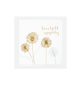 Card - Heartfelt sympathy (dandelion)