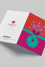 Pawpear Seamair Dhearg / Red Clover Greeting Card