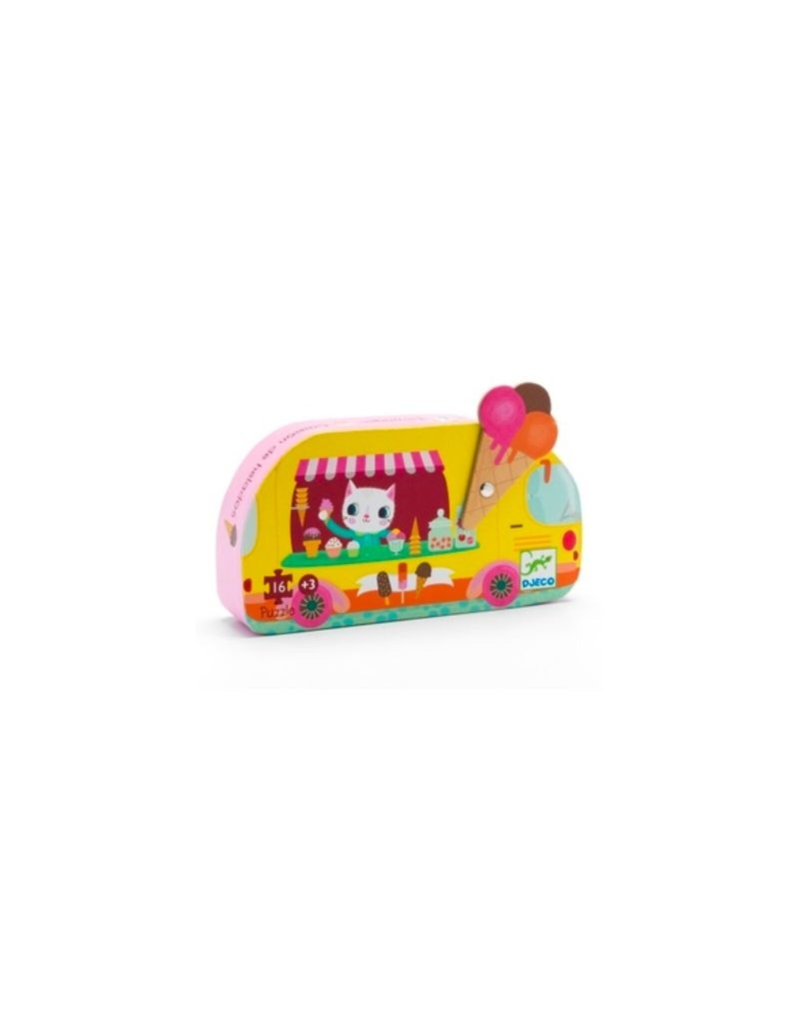 Djeco Silhouette puzzle - Ice Cream Truck