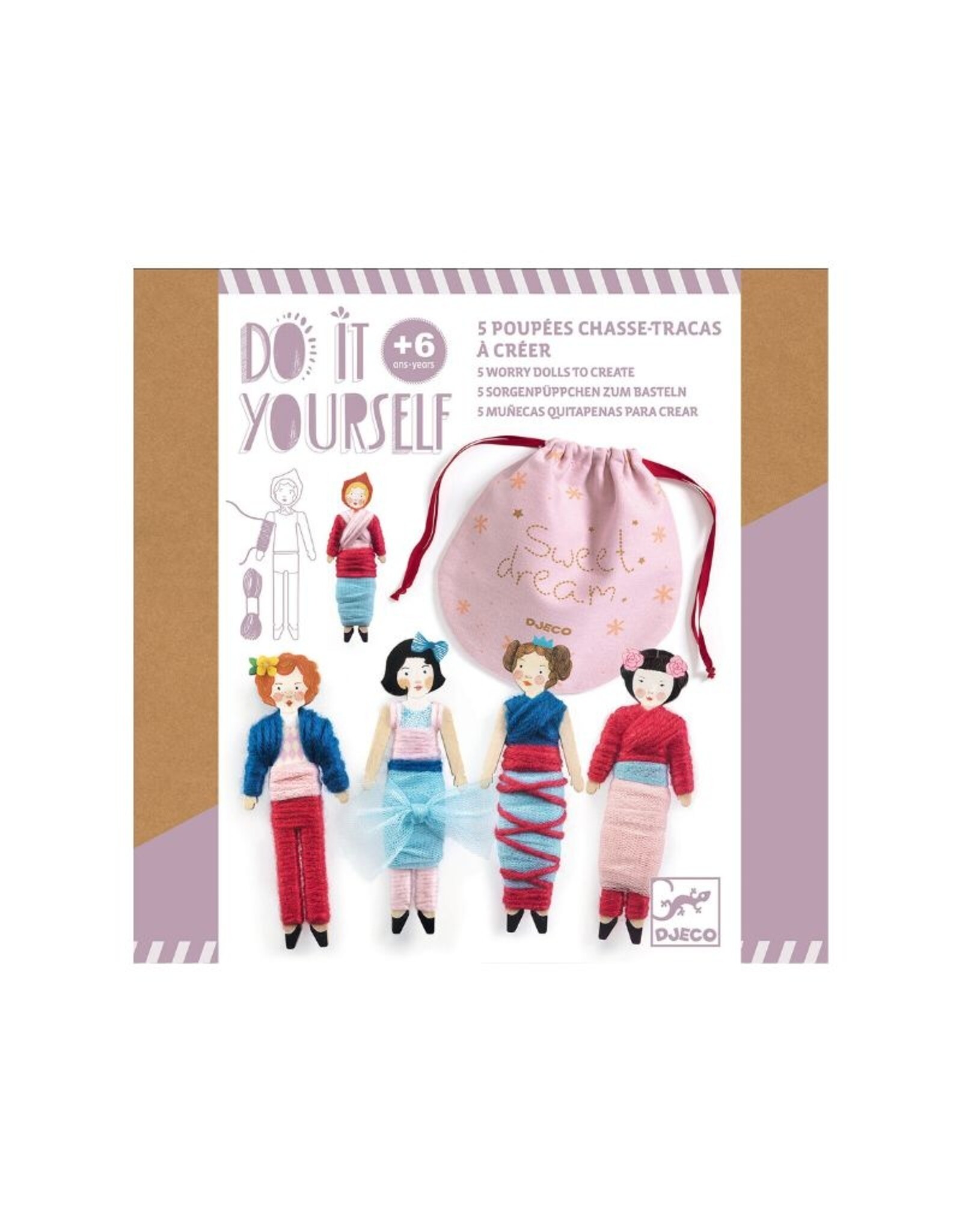 Djeco DIY Worry Dolls