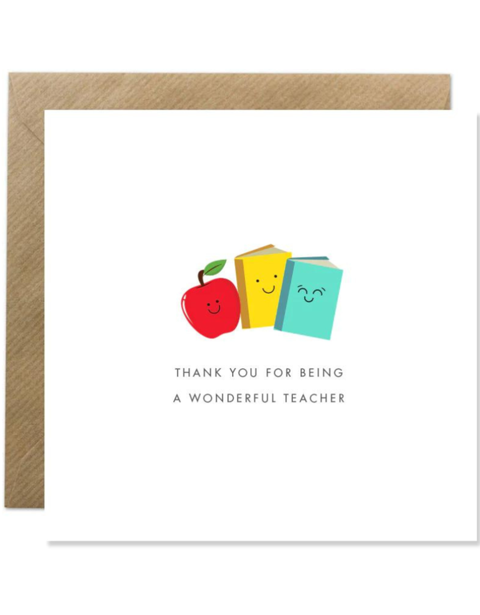 Bold Bunny Thank You For Being a Wonderful Teacher | Bold Bunny Card