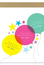 Bold Bunny Bold Bunny Card - Bright Birthday Balloons