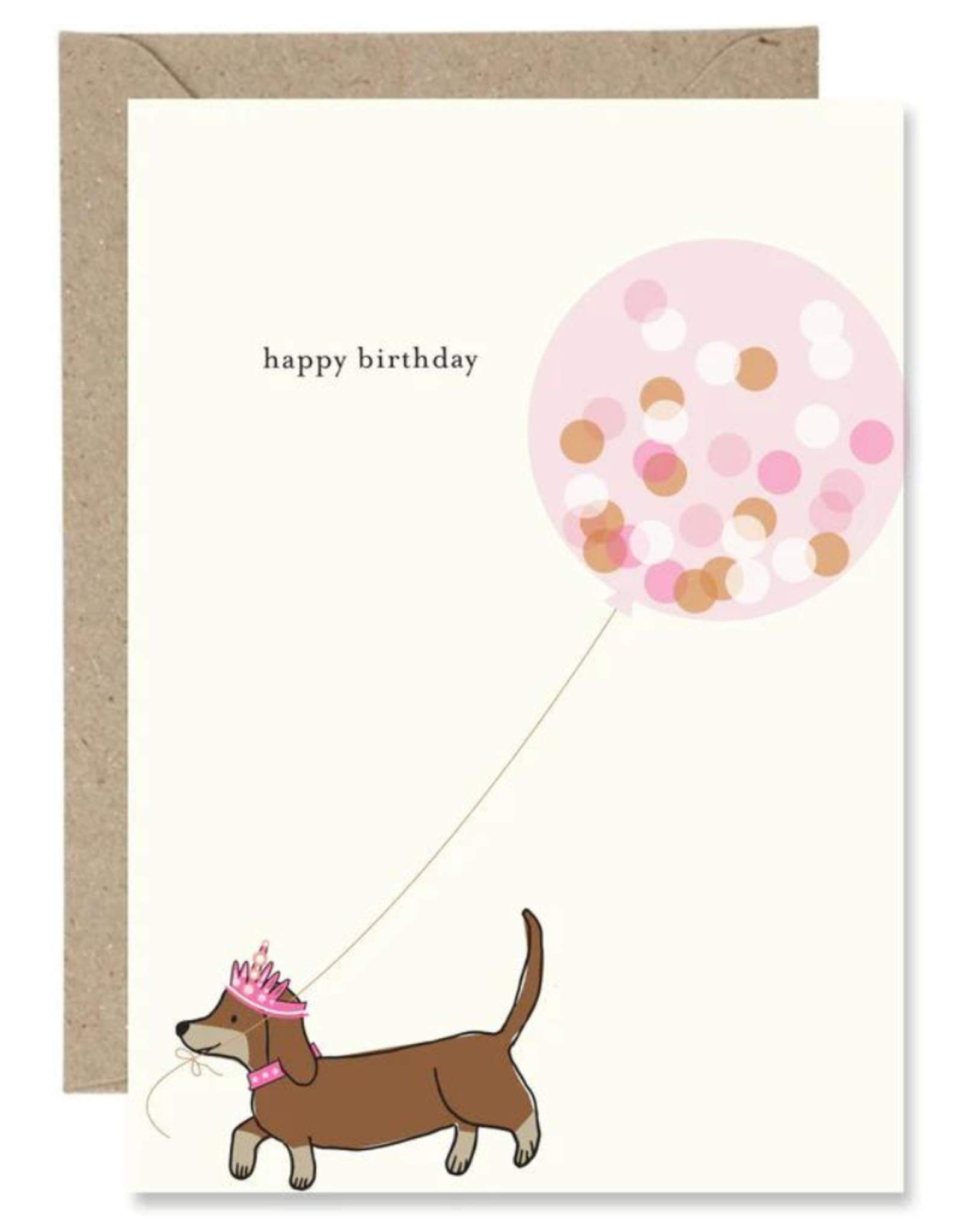 The Paper Gull Card - Dog Happy Birthday