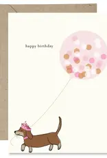 The Paper Gull Card - Dog Happy Birthday