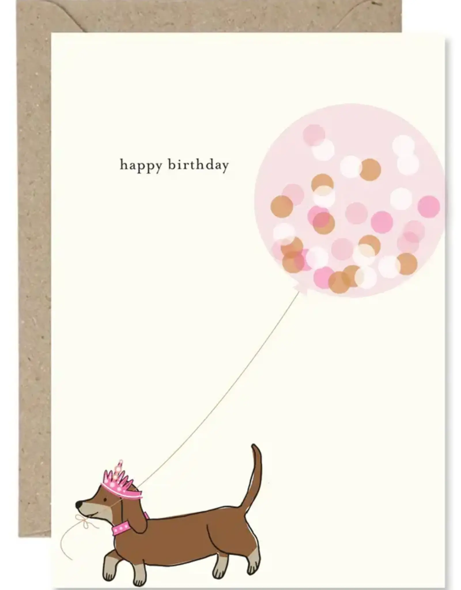 The Paper Gull Card - Dog Happy Birthday