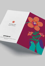 Pawpear Falcaire Fiáin / Scarlet Pimpernel  Greeting Card