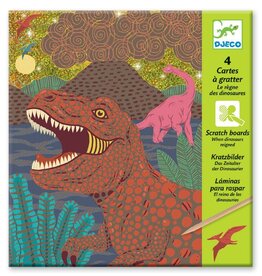 Djeco Scratch cards - when dinosaurs