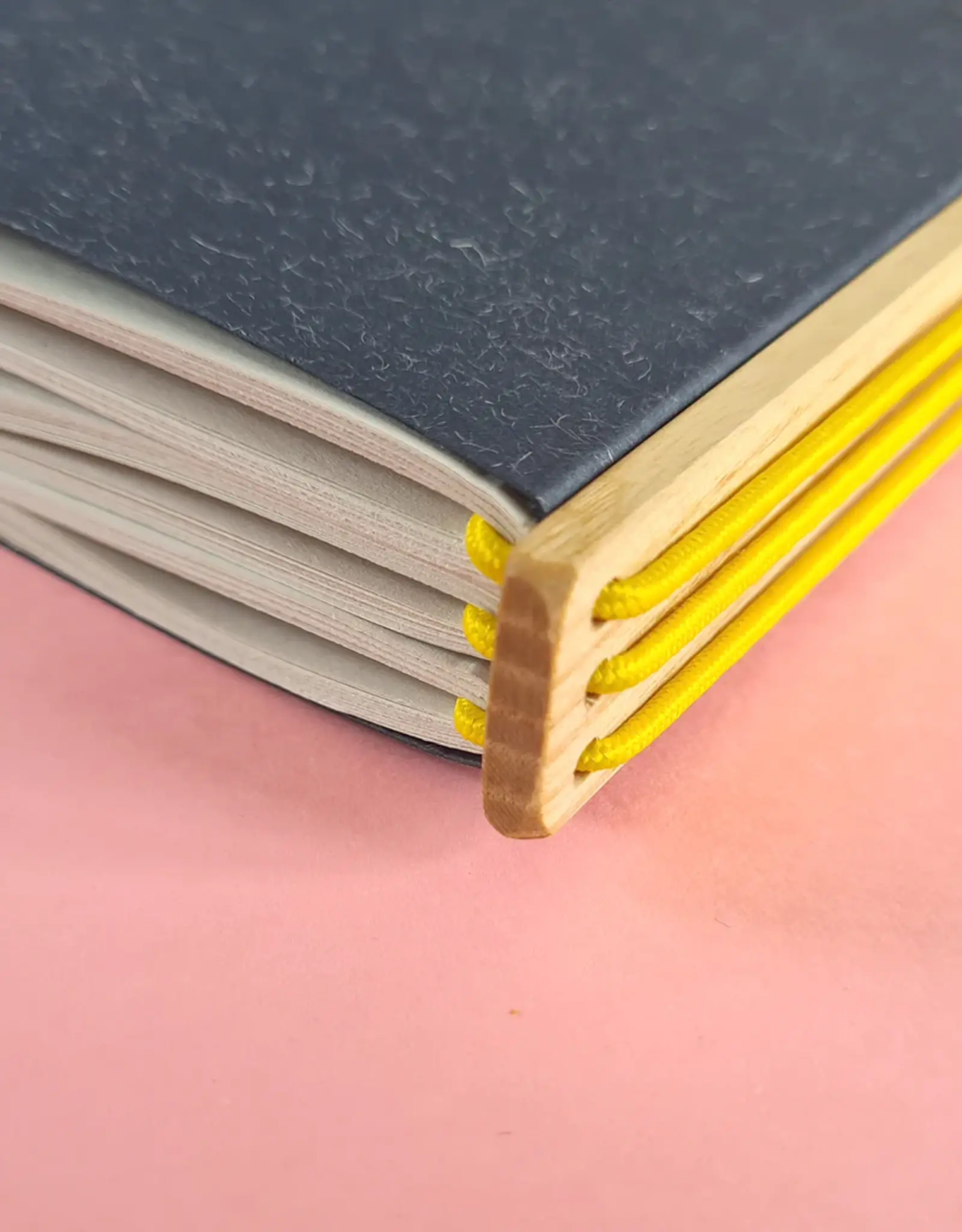 Badly Made Books A5 navy & yellow book stick