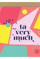 Bold Bunny Ta very much 'GEOMETRICA' | Bold Bunny Card