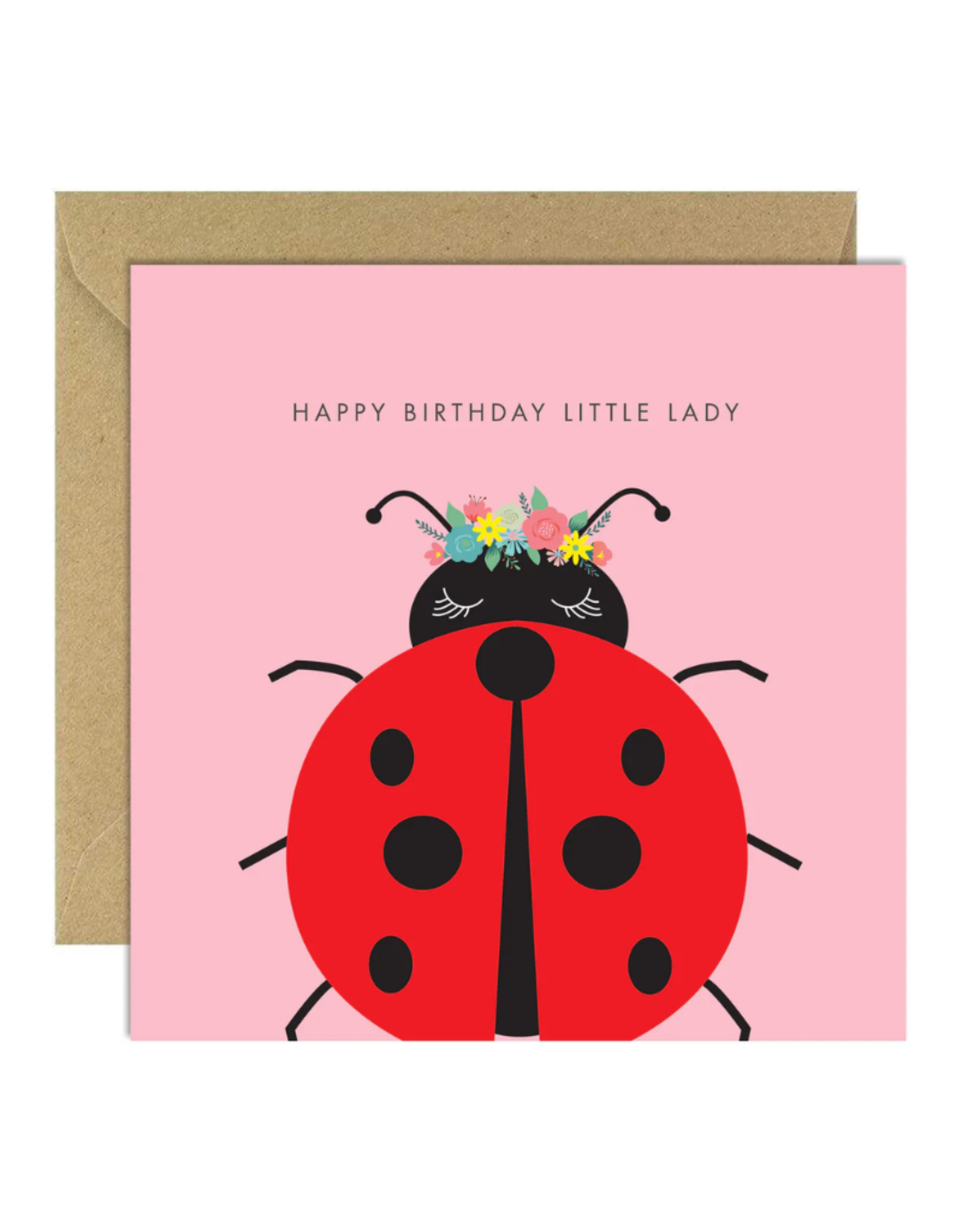 Bold Bunny Happy Birthday Little Lady Card