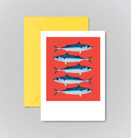 Pawpear Maicréal / Mackerel  Greeting Card