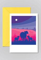 Pawpear Breith Uan / Lambing Greeting Card
