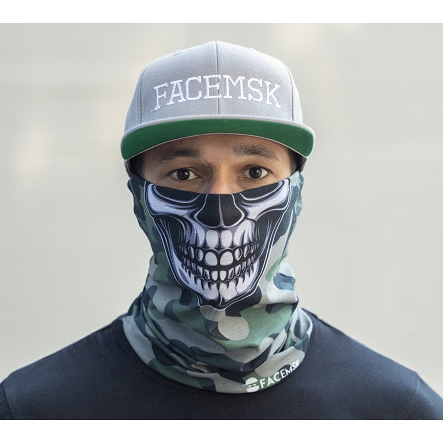 Download Facemsk - green military camo master skull | Aroma-Company