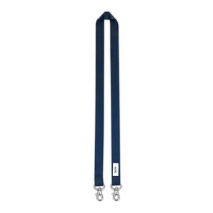 Blue - Polyester lanyards with 2 metal  hooks