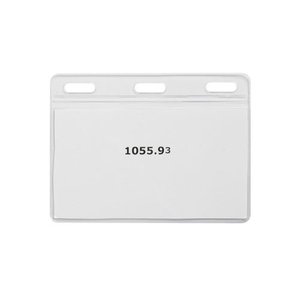Plastic badge - kaartformaat 90 x 53 mm (set van 50 stuks)